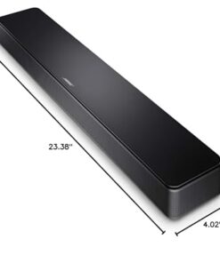Bose TV Speaker - Soundbar for TV with Bluetooth and HDMI-ARC Connectivity, All-in-One Compact Soundbar, Includes Remote Control, Black