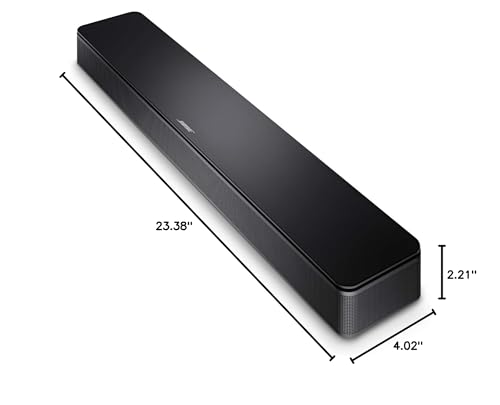 Bose TV Speaker - Soundbar for TV with Bluetooth and HDMI-ARC Connectivity, All-in-One Compact Soundbar, Includes Remote Control, Black