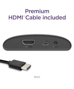 Roku Express 4K+ | Roku Streaming Device 4K/HDR with Voice Remote, Free & Live TV