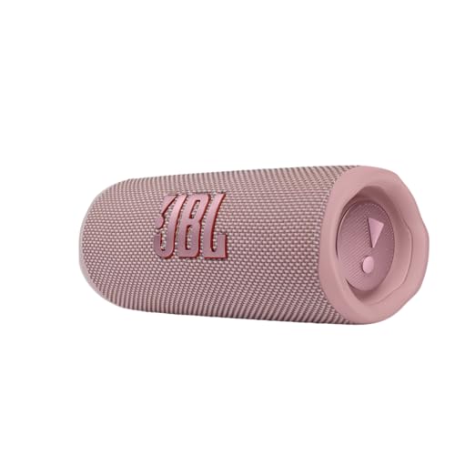 JBL Flip 6, Pink - Waterproof, Portable & Durable Bluetooth Speaker - Up to 12 Hours of Wireless Streaming - Includes Noise-Canceling Speakerphone, Voice Assistant Connect+