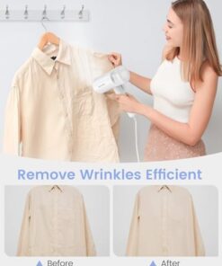 BEAUTURAL Steamer for Clothes, Portable Garment Wrinkle Remover, Fast 30s Heat-up, Foldable and Handheld, 120V Only (Not for 220V Europe)