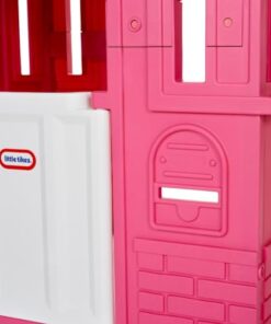 Little Tikes Cape Cottage Pretend Princess Playhousefor Kids, Indoor Outdoor, with Working Doors and Windows, for Toddlers Ages 2+ Years,Pink,Large