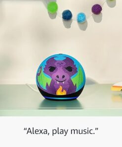 Amazon Echo Dot Kids with Alexa (newest model), Designed for kids, with parental controls, Includes 1 Year of Amazon Kids+, Owl
