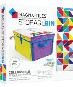 MAGNA-TILES Storage Bin & Interactive Play-Mat, The ORIGINAL Magnetic Building Brand