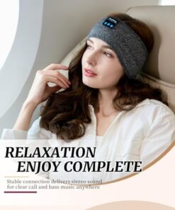 Perytong Sleep Headphones Wireless, Bluetooth Sports Headband Headphones with Ultra-Thin HD Stereo Speakers Perfect for Sleeping,Workout,Jogging,Yoga,Insomnia, Air Travel, Meditation