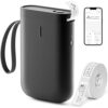 NIIMBOT Label Maker Machine D11 Label Printer Portable Wireless Connection Multiple Templates Available for Phone Easy to Use Office Home Organization USB Rechargeable