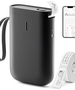 NIIMBOT Label Maker Machine D11 Label Printer Portable Wireless Connection Multiple Templates Available for Phone Easy to Use Office Home Organization USB Rechargeable