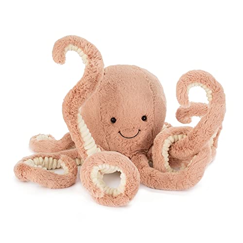 Jellycat Odell Octopus Stuffed Animal, Large 18.5 inches - Ocean and Sea Plush Toy - Classic Children's Gift
