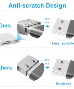 SD Card Reader for iPhone, Memory Card Reader with USB Camera Adapter Plug and Play Trail Game Camera Viewer Supports SD and TF Card MicroSD Card Adapter for iPad No App Required