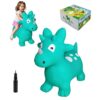 HotMax Bouncy Horse, Dinosaur Hopper Toys for Kids, Inflatable Ride on Bouncy Animals Toys for Toddlers, Jumping Horse for Baby Year Old Birthday Gift for Boy or Girl (Triceratops)