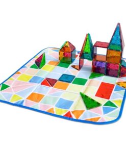 MAGNA-TILES Storage Bin & Interactive Play-Mat, The ORIGINAL Magnetic Building Brand