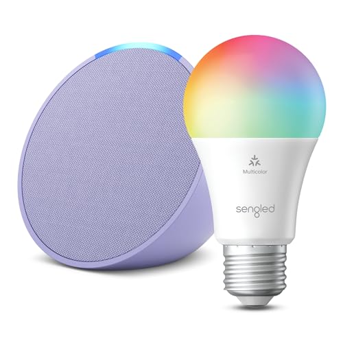 Echo Pop | Lavender Bloom with Sengled Smart Color Bulb