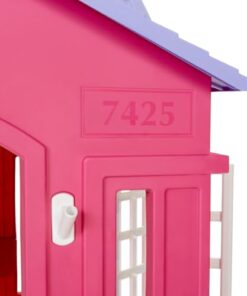 Little Tikes Cape Cottage Pretend Princess Playhousefor Kids, Indoor Outdoor, with Working Doors and Windows, for Toddlers Ages 2+ Years,Pink,Large