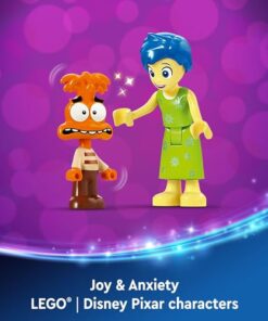 LEGO|Disney Inside Out 2 Mood Cubes from Pixar, Disney Toy Building Kit from The Movie, Fun Fantasy Toy to Share Emotions, Disney Gift Idea for Movie Fans, Girls and Boys, 43248