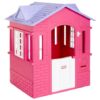 Little Tikes Cape Cottage Pretend Princess Playhousefor Kids, Indoor Outdoor, with Working Doors and Windows, for Toddlers Ages 2+ Years,Pink,Large