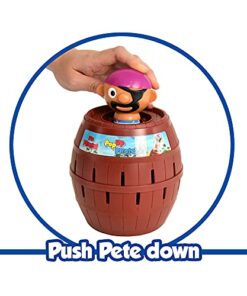 TOMY Pop Up Pirate Board Game - Family and Preschool Kids Games for Family Game Night - Winter Break Activities- Girls and Boys Games - 2-4 Players - Ages 4 Years and Up