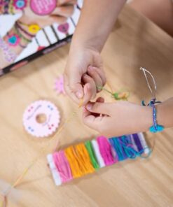 Melissa & Doug On The Go Friendship Bracelet Craft Set (Makes 10+ Bracelets)