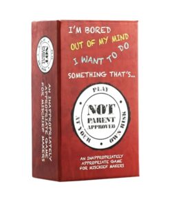 Not Parent Approved - The Hilarious Family Game Night Card Game for Kids, Teens & Tweens, The Perfect Funny Christmas & Birthday Gift for Boys & Girls