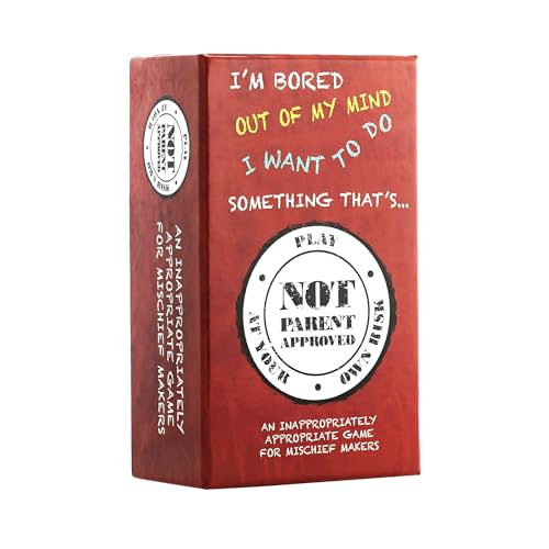 Not Parent Approved - The Hilarious Family Game Night Card Game for Kids, Teens & Tweens, The Perfect Funny Christmas & Birthday Gift for Boys & Girls