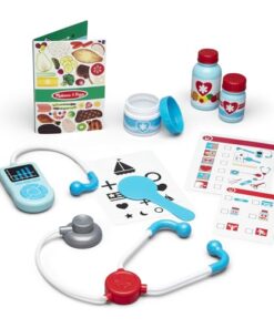Melissa & Doug Get Well Doctor Kit, 25-Piece Toddler Doctor Play Set, Realistic Pretend Play Toys & Accessories, Preschool Toys for Girls & Boys Ages 3+