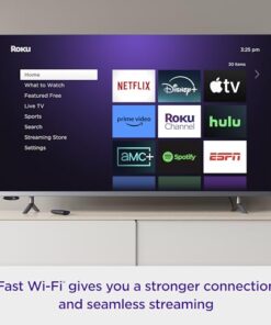 Roku Express 4K+ | Roku Streaming Device 4K/HDR with Voice Remote, Free & Live TV