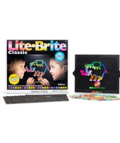 Lite Brite Classic, Favorite Retro Toy - Create Art with Light, STEM, Educational Learning, Holiday, Birthday, Gift, Boys, Kid, Toddler, Girls Age 4+