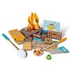 Melissa & Doug Let's Explore Campfire S’mores Set with Toy food & Kids Play Kitchen Accessories, Preschool Learning Toys for Girls & Boys 3+