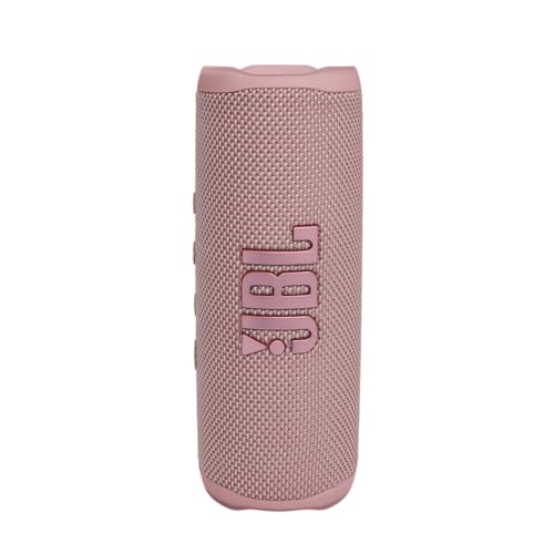 JBL Flip 6, Pink - Waterproof, Portable & Durable Bluetooth Speaker - Up to 12 Hours of Wireless Streaming - Includes Noise-Canceling Speakerphone, Voice Assistant Connect+