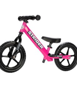Strider 12” Sport Bike - No Pedal Balance Bicycle for Kids 1 to 4 Years - Includes Safety Pad, Padded Seat, Mini Grips & Flat-Free Tires - Tool-Free Assembly & Adjustments