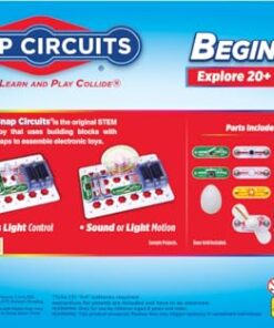 Snap Circuits Beginner, Electronics Exploration Kit, Stem Kit for Ages 5-9 (SCB-20)