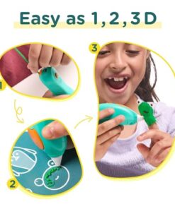 3Doodler Start+ Essentials 3D Pen Set for Kids, Easy to Use, Learn from Home Art Activity Set, Educational STEM Toy for Boys & Girls Ages 6+