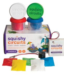 Squishy Circuits Standard Kit - Explore Electrical Circuits with Play Dough - STEM Science Kits for Kids Age 8-12 - Fun and Educational at Home, Classroom, Camp, and More!