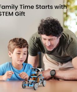 Sillbird 12-in-1 Solar Robot Building Kit STEM Gift for Boys Aged 8-13, DIY Science Educational Robotic Toys for Kids Teens Birthday, Powered by The Sun with 190 Pieces