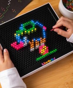 Lite Brite Classic, Favorite Retro Toy - Create Art with Light, STEM, Educational Learning, Holiday, Birthday, Gift, Boys, Kid, Toddler, Girls Age 4+