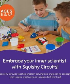 Squishy Circuits Standard Kit - Explore Electrical Circuits with Play Dough - STEM Science Kits for Kids Age 8-12 - Fun and Educational at Home, Classroom, Camp, and More!