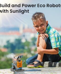 Sillbird 12-in-1 Solar Robot Building Kit STEM Gift for Boys Aged 8-13, DIY Science Educational Robotic Toys for Kids Teens Birthday, Powered by The Sun with 190 Pieces