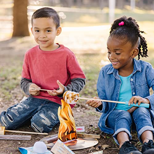 Melissa & Doug Let's Explore Campfire S’mores Set with Toy food & Kids Play Kitchen Accessories, Preschool Learning Toys for Girls & Boys 3+