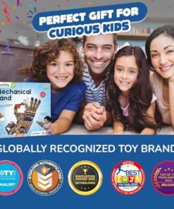 Smartivity DIY Robotic Mechanical Hand STEM Toy for Kids 8, 9, 10, 11, 12, 13, 14 Years Old | Parents Choice Award Winner I Christmas, Birthday Gift | Engineering Kit for 8-14 Years Old Boys & Girls