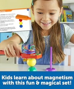 Learning Resources STEM Explorers -Ages 5+, Magnet Movers, Critical Thinking Skills, STEM Certified Toys, Magnets Kids,Magnet Set,Back to School Supplies,39 Pieces