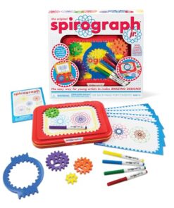Spirograph Jr. — Jumbo Sized Gears Classic Retro Toy For Spiral Drawing Art Design Toy Kit for Smaller Hands — For Kids Ages 3 and Up