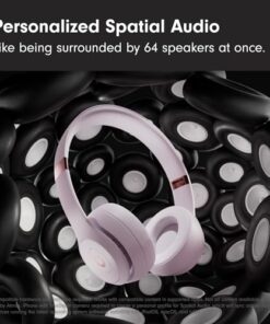 Beats Solo 4 - Wireless Bluetooth On-Ear Headphones, Apple & Android Compatible, Up to 50 Hours of Battery Life - Cloud Pink