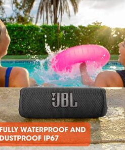JBL Flip 6, Pink - Waterproof, Portable & Durable Bluetooth Speaker - Up to 12 Hours of Wireless Streaming - Includes Noise-Canceling Speakerphone, Voice Assistant Connect+