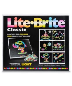 Lite Brite Classic, Favorite Retro Toy - Create Art with Light, STEM, Educational Learning, Holiday, Birthday, Gift, Boys, Kid, Toddler, Girls Age 4+