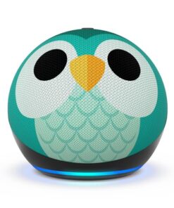 Amazon Echo Dot Kids with Alexa (newest model), Designed for kids, with parental controls, Includes 1 Year of Amazon Kids+, Owl