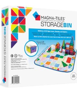 MAGNA-TILES Storage Bin & Interactive Play-Mat, The ORIGINAL Magnetic Building Brand