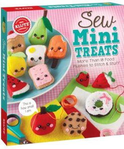 Klutz Sew Mini Treats Craft Kit, 8" Length x 1.5" Width x 9" Height