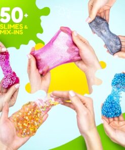 Ultimate Slime Kit for Girls 10-12 | Perfect Toys for Girls 7-12 Years Old | Complete DIY Slime Making Kit for Kids and Boys | Christmas Party Favors