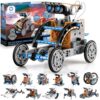 Sillbird 12-in-1 Solar Robot Building Kit STEM Gift for Boys Aged 8-13, DIY Science Educational Robotic Toys for Kids Teens Birthday, Powered by The Sun with 190 Pieces