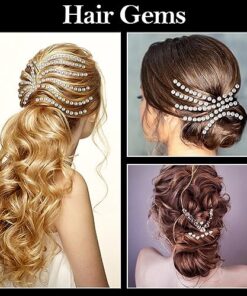 Face Gems Stick On, 2089 Pcs Halloween Face Jewels for Makeup Festival Concert Face Stickers Self Adhesive Rhinestone Stickers for Face Hair Eye Nail Crafts