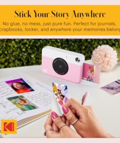 KODAK Printomatic Full-Color Instant Print Digital Camera - Colorful Photos On Zink 2x3